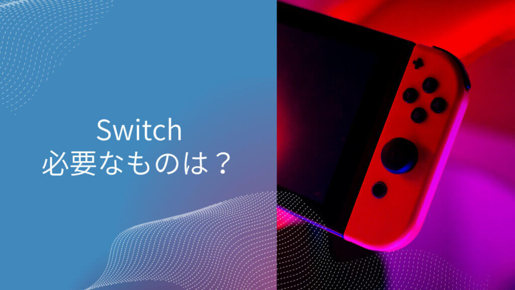 switch 必要 な もの